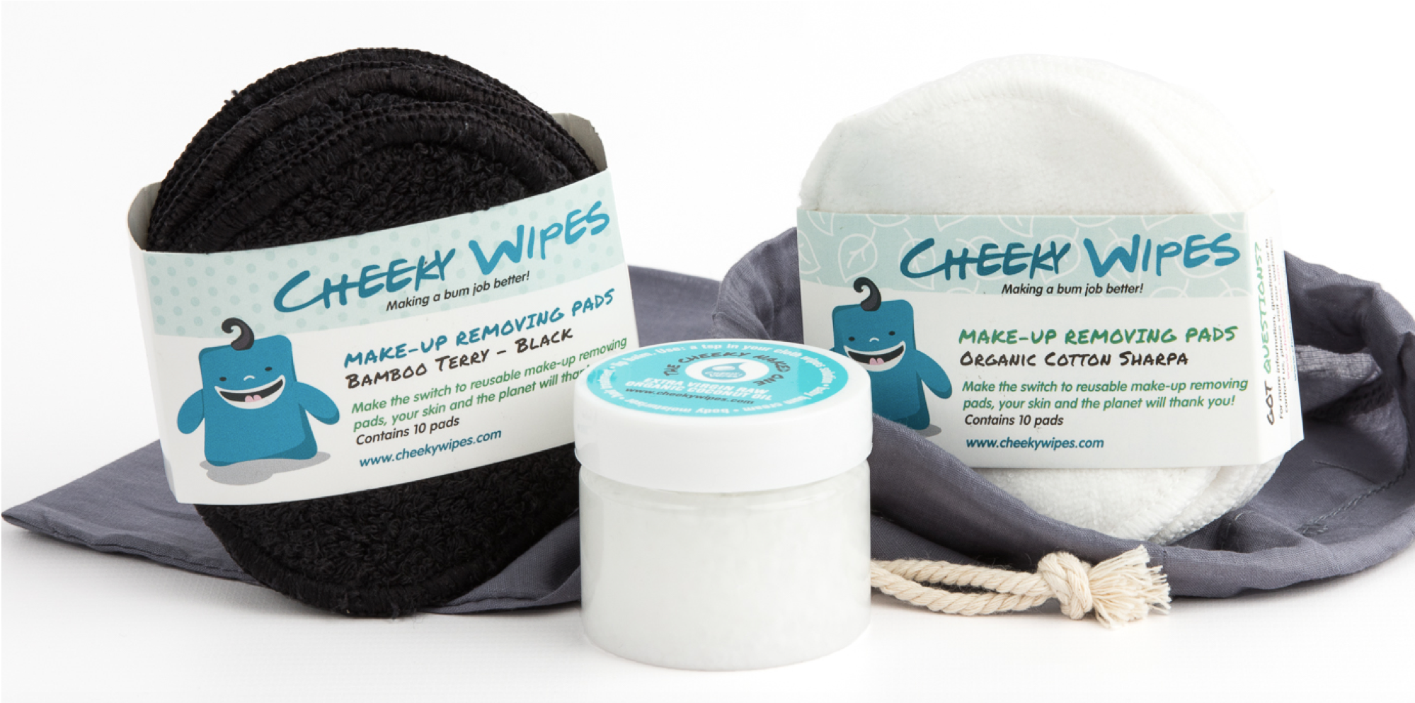 cheeky wipes makeup removal kit